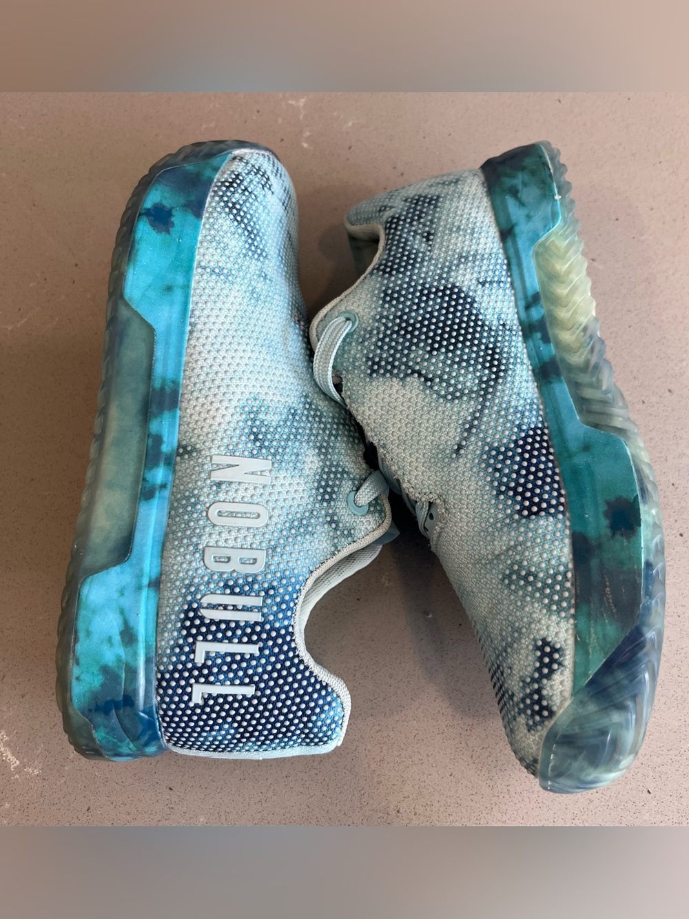 NOBULL Blue Trainer Athletic Superfabric CrossFit Gym Sneakers Men 6 Women 7.5 - Picture 9 of 12